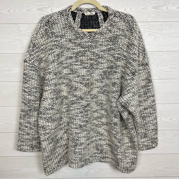 Helmut Lang Marled Oversized Chunky Knit Sweater Size Medium - Picture 5 of 9